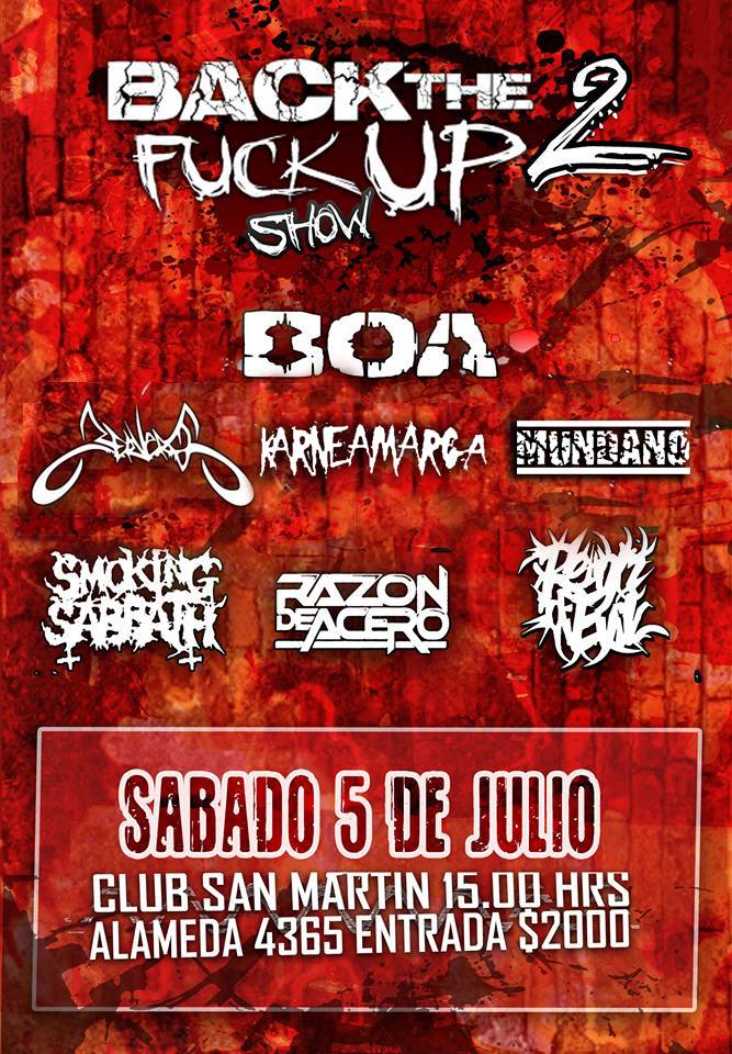 Back The Fuck Up Show 2