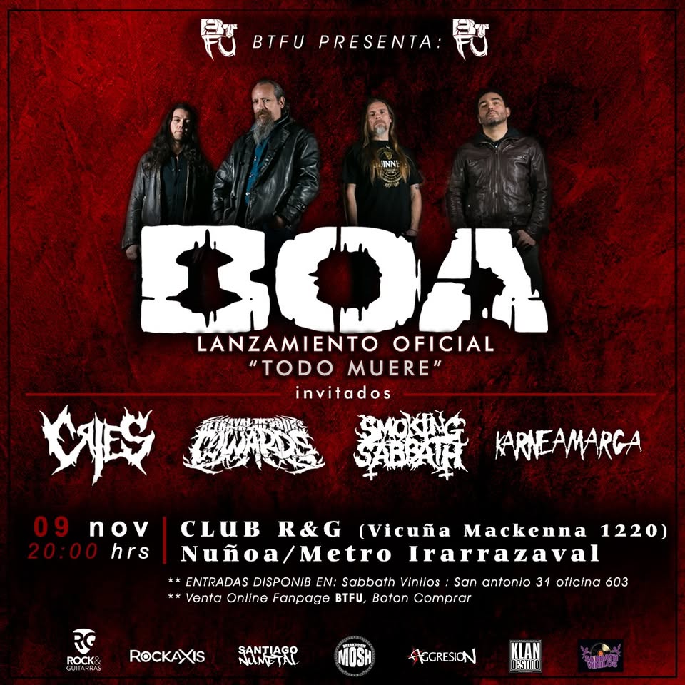 Back The Fuck Up : Lanzamiento BOA