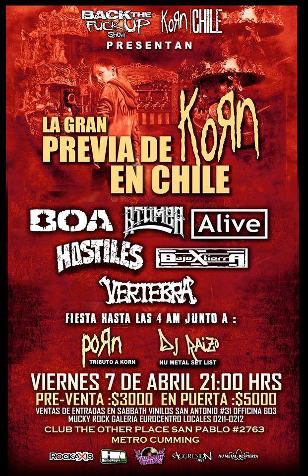 Back The Fuck Up : Comunidad Korn
